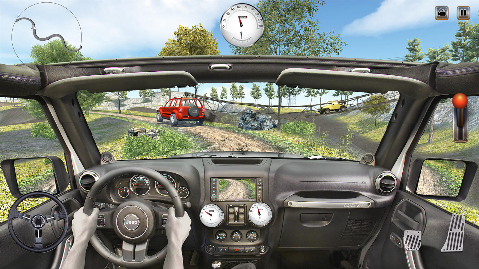  4X4 OffRoad Jeep Hill Driving – скриншот 