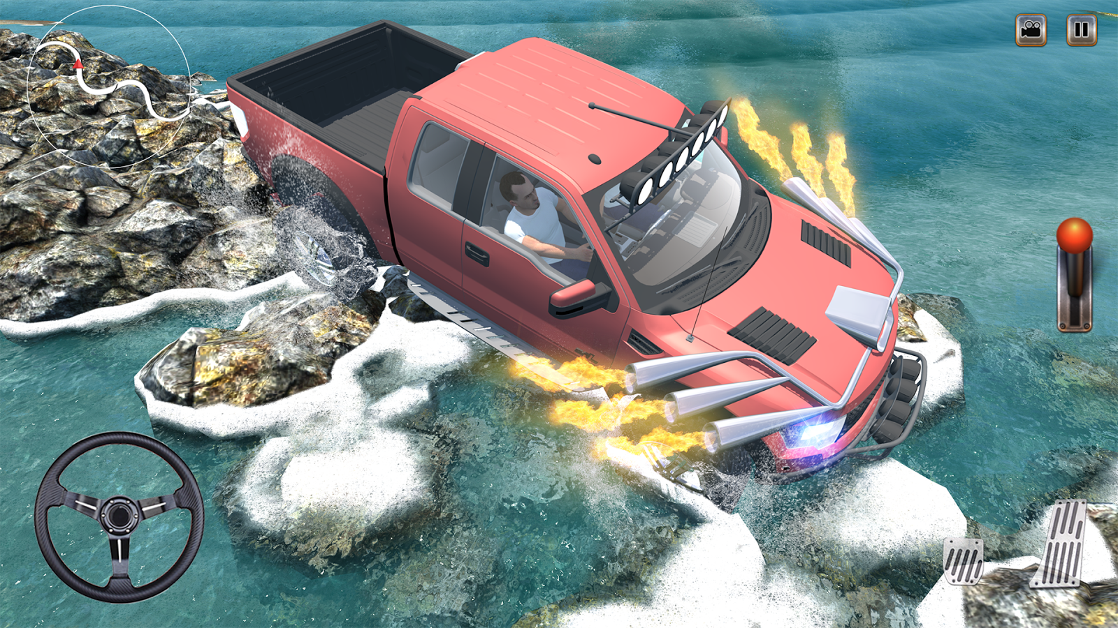  4X4 OffRoad Jeep Hill Driving – скриншот 