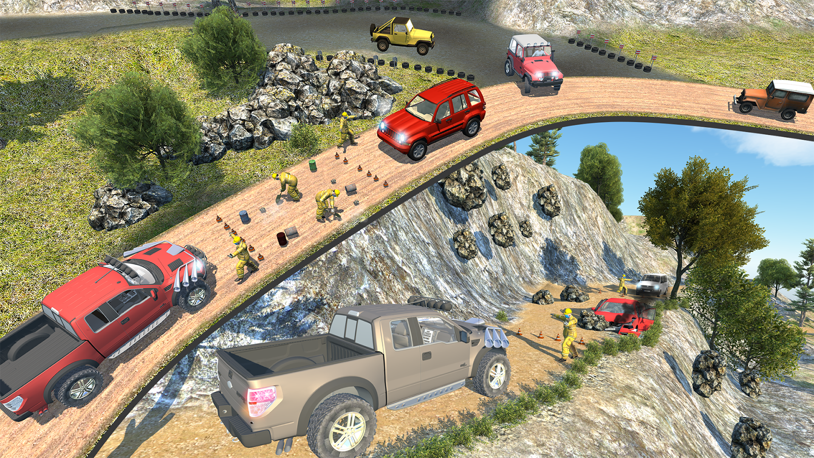  4X4 OffRoad Jeep Hill Driving – скриншот 