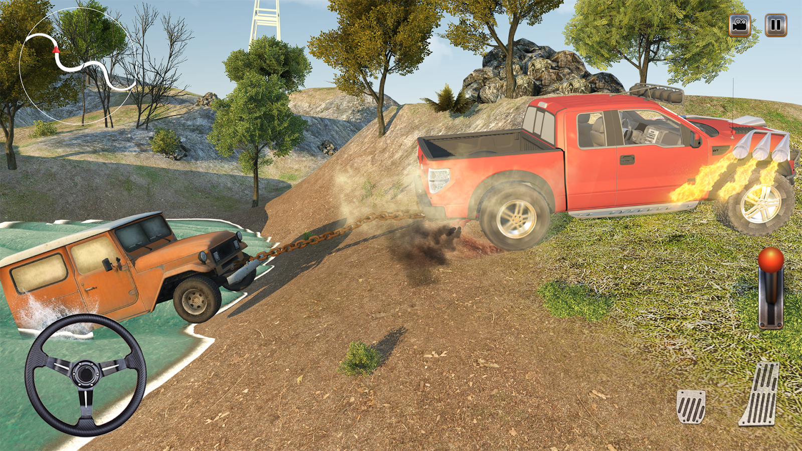  4X4 OffRoad Jeep Hill Driving – скриншот 