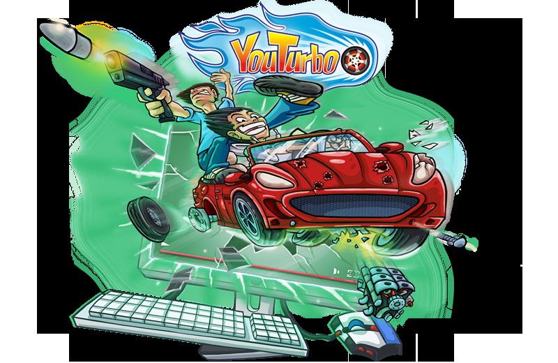 YouTurbo - аркадные гонки на выживание с Ютуберами