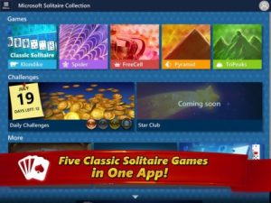 обзор игры Microsoft Solitaire Collection