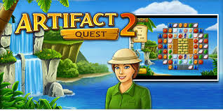 Artifact Quest: Match 3 Puzzle — Восстановите остров после урагана, выполняя все поставленные задачи.