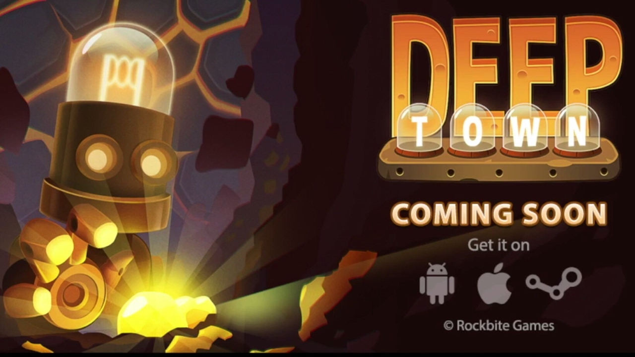 Deep Town: Mining Factory — Забавная стратегия на Android. Постройте свой подземный мир роботов.