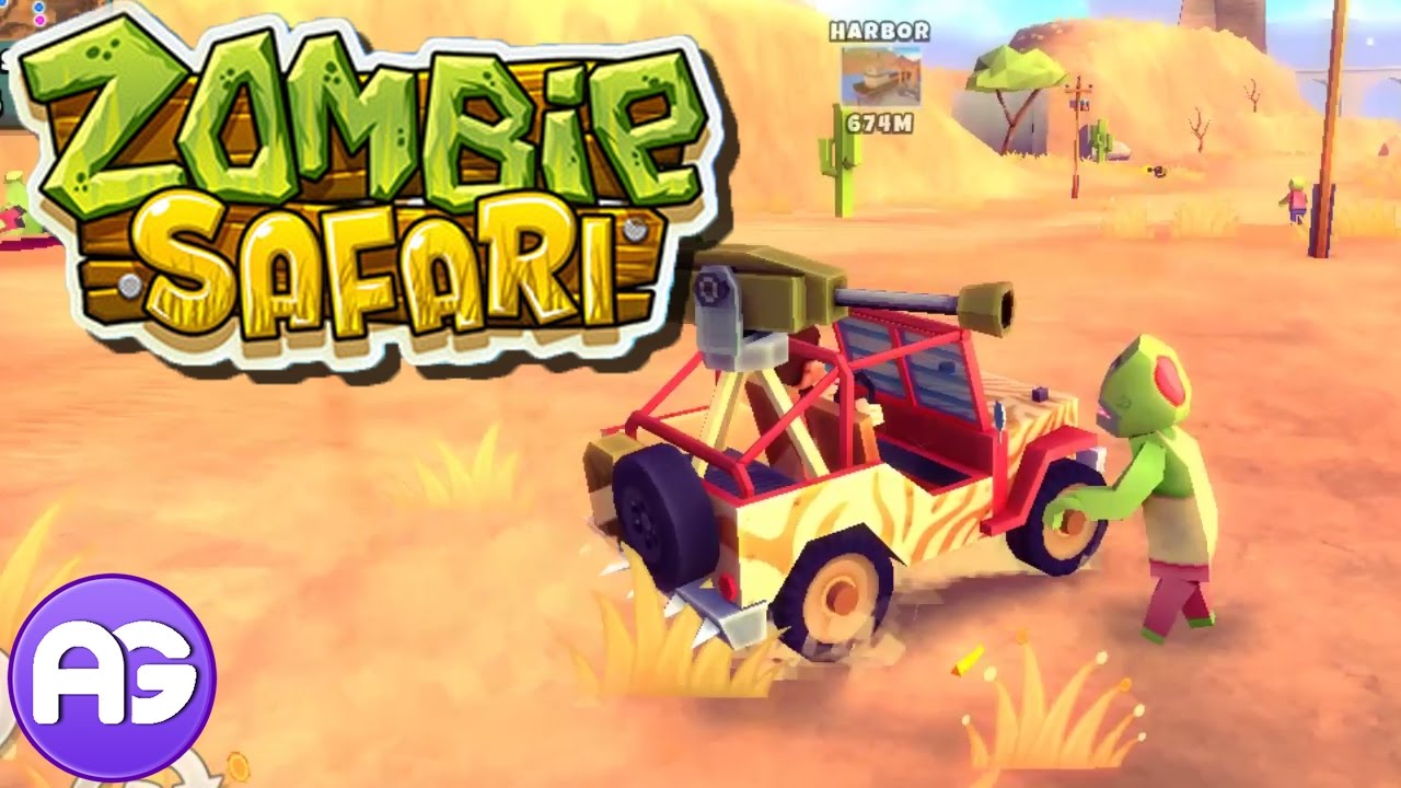 Zombie Offroad Safari — Гоняйте по пустыне на автомобили с заряженной пушкой и исследуйте опасную зону, где кишат зомби.