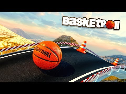 BasketRoll 3D: Rolling Ball — Попробуйте докатить баскетбольный мяч до корзины, выполняя все поставленные миссии.