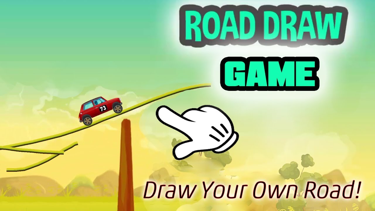Road Draw — Hill Climb Race — Рисуйте трассу своему автомобилю сами и прокатите его через различные локации.