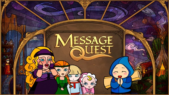 Message Quest — adventure — Красочный витражный квест из серии point-n-click.