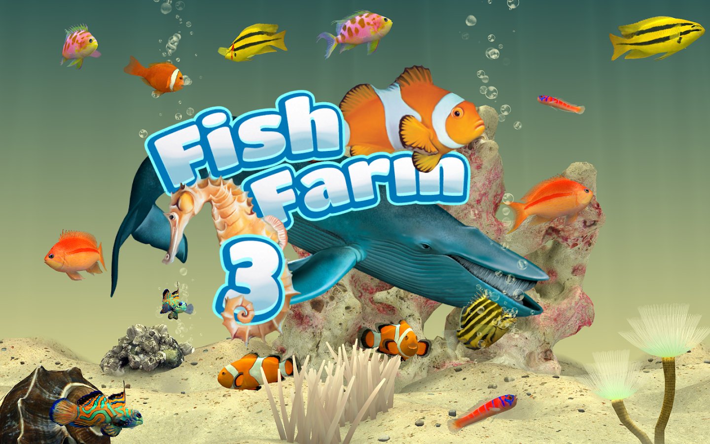 Fish Farm 3 — 3D Aquarium Simulator — Реалистичный симулятор подводного мира в 3D.