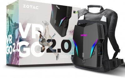 ZOTAC объявляет о выпуске нового инновационного оборудования, а именно рюкзачного ПК VR GO 2.0.