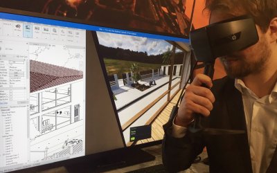 Новый концепт OPERA GLASS от HP позволяет быстро погружаться в VR.