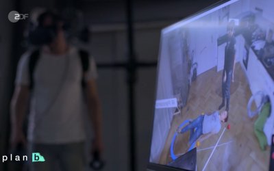 Виртуальное расследование тяжких преступлений. Полицейские используют VR для изучения места преступления.