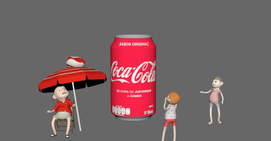Рекламная акция Coca-Cola в дополненной реальности