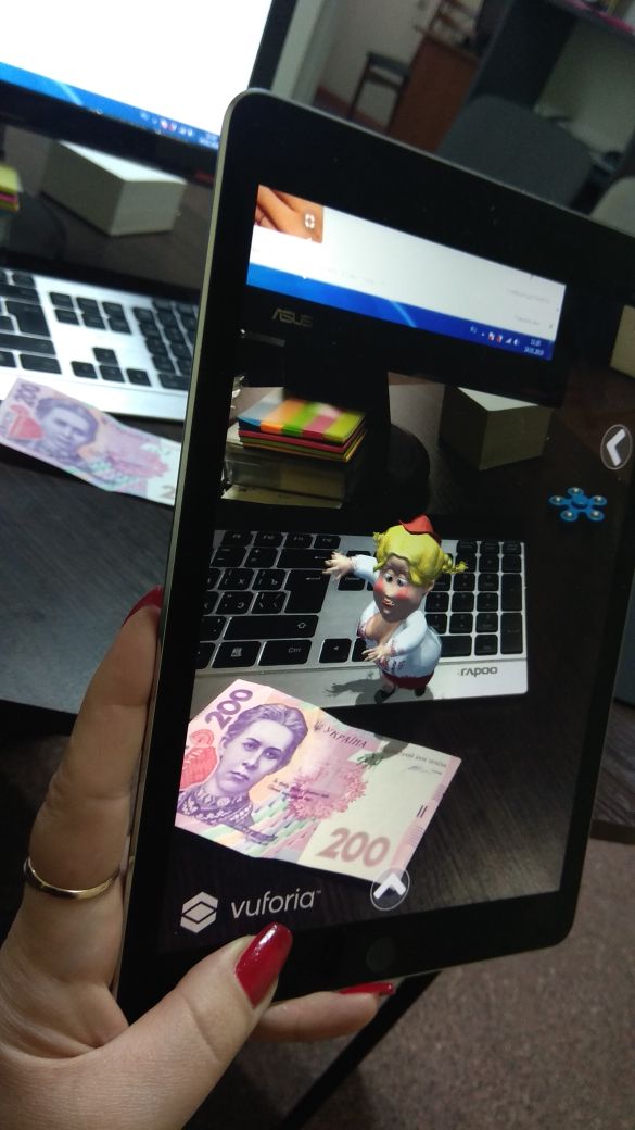 AR-card в полиграфии