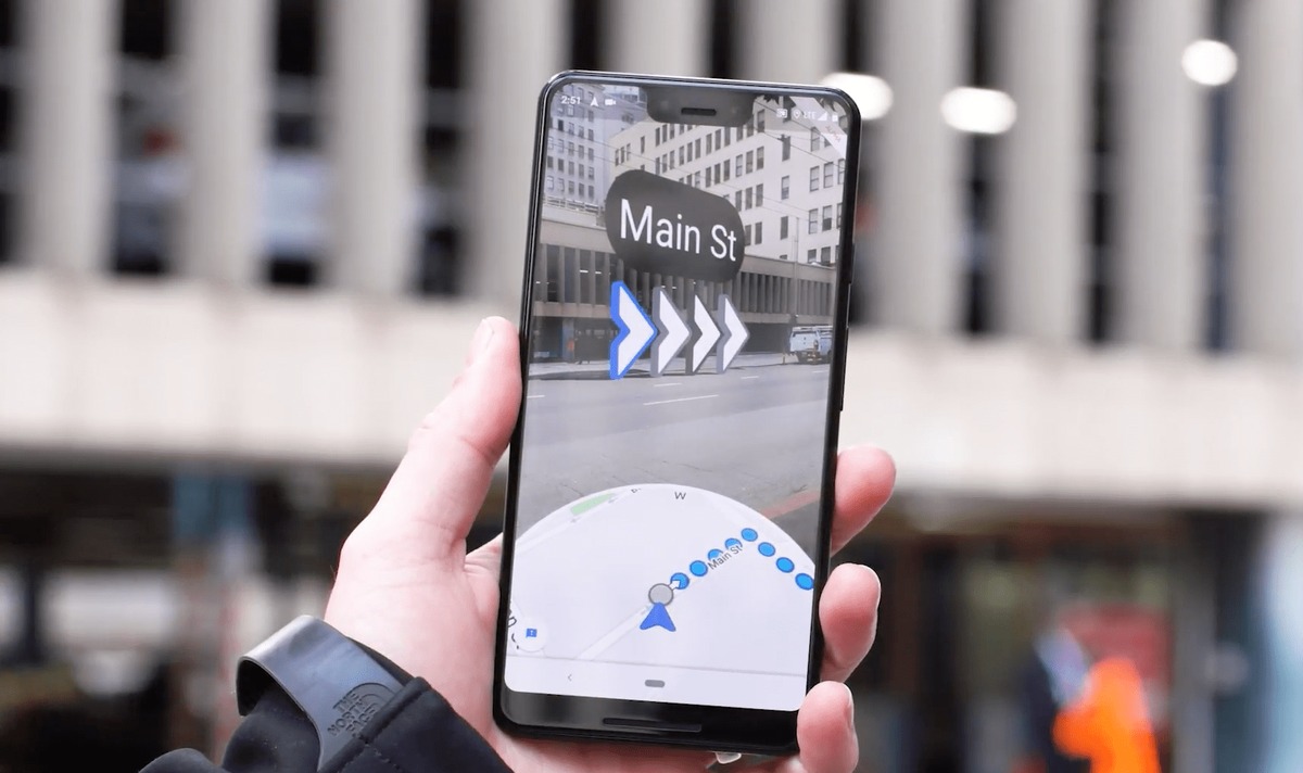 Google Maps в дополненной реальности, теперь навигация в AR режиме.