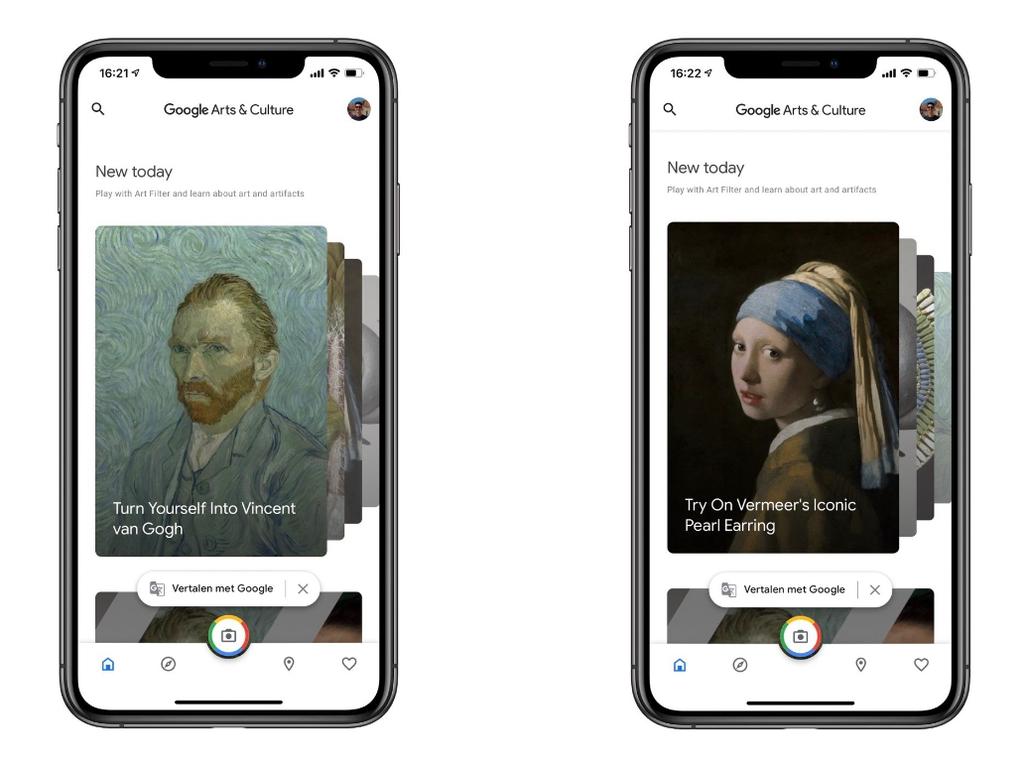 Фильтры AR в Arts & Culture
