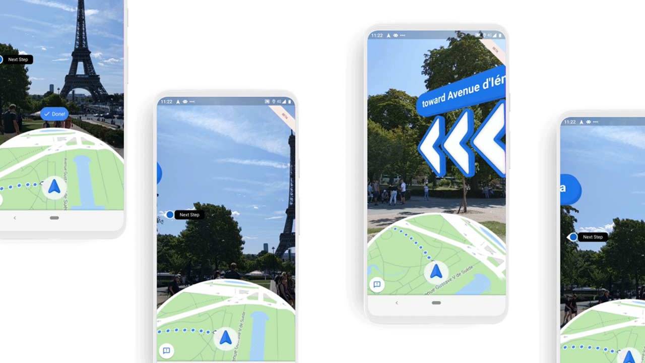 Google карты с дополненной реальностью AR