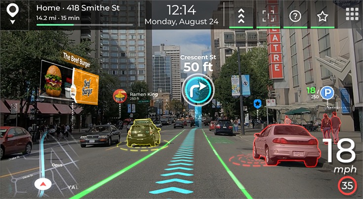 AR-система для водителей представлена компанией Panasonic на выставке CES 2021