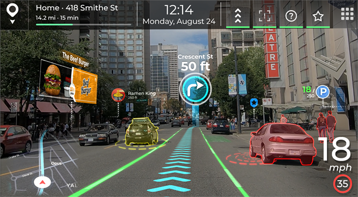 AR-система для водителей представлена компанией Panasonic на выставке CES 2021