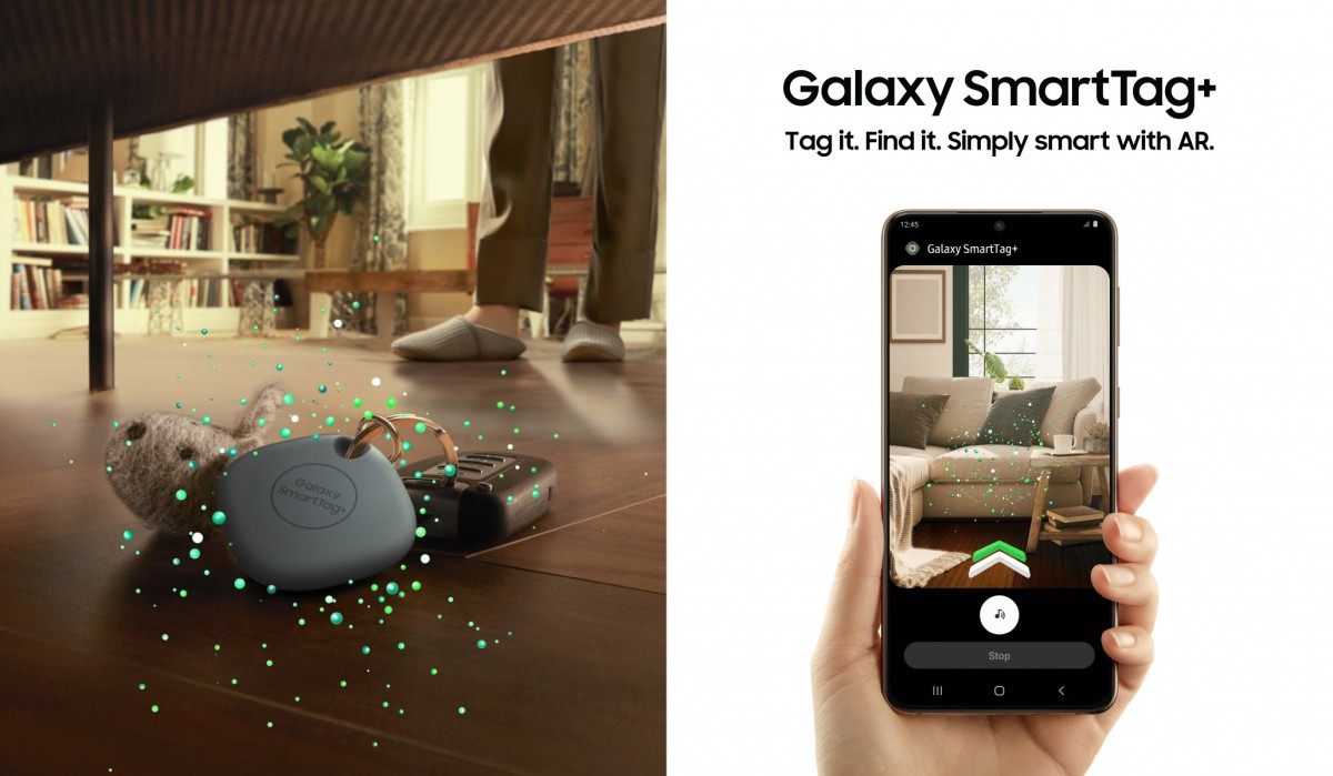 Samsung Galaxy SmartTag+ с UWB поможет найти потерянные вещи с помощью AR