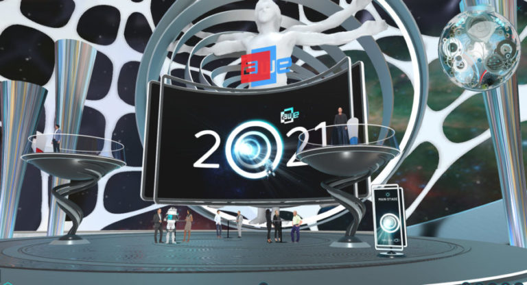 Платформа rooom eventCloud для виртуальных посетителей выставки Augmented World Expo в этом году