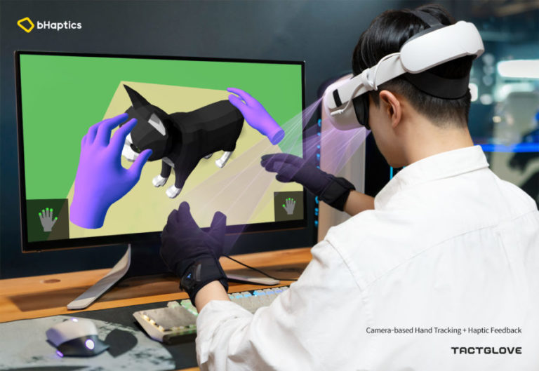 bHaptics представляет готовые к потребителю тактильные перчатки TactGlove для VR