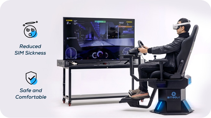 Интерактивный симулятор движения SitWalk для повышения уровня VR-игр