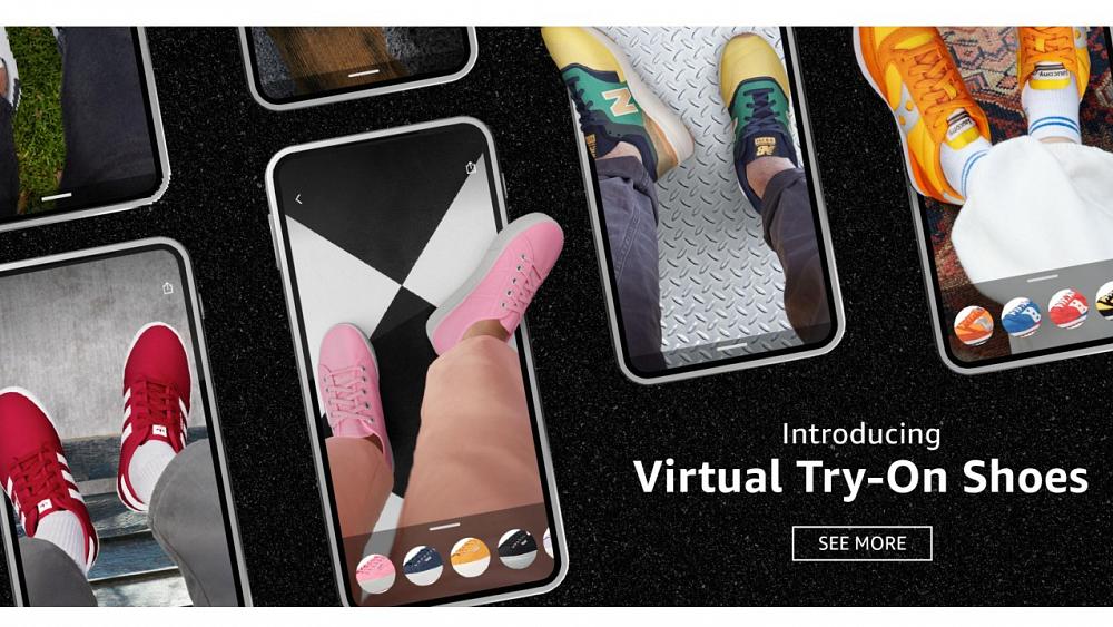 Amazon позволяет «примерить» обувь перед покупкой с помощью AR