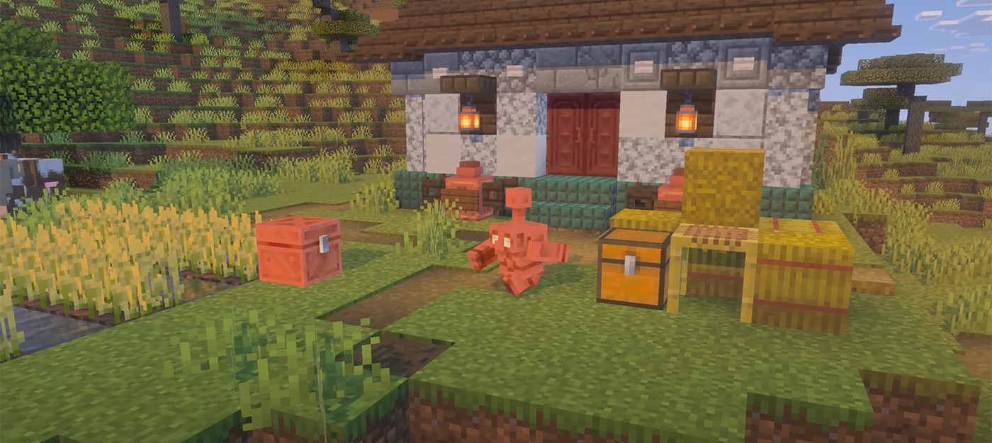 Медный голем в Minecraft — не просто моб, а ваш новый логистический помощник