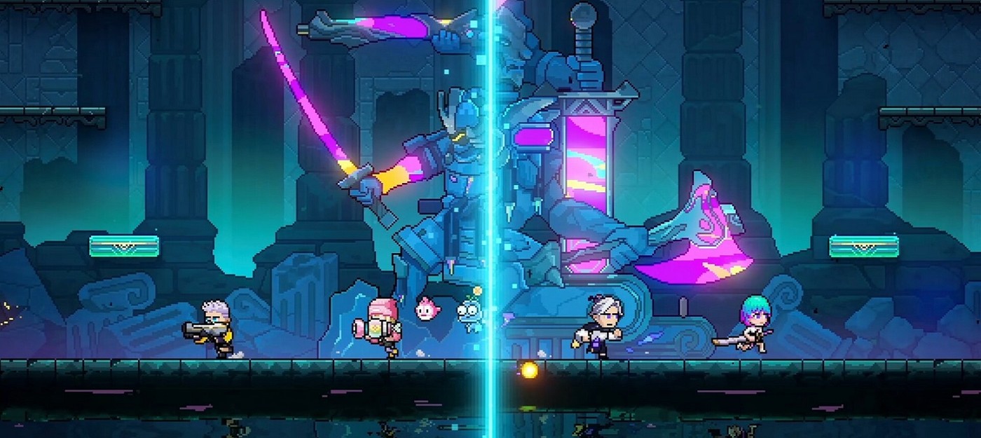 Неон, рогалик и дружба: Neon Abyss 2 показала кооперативный режим