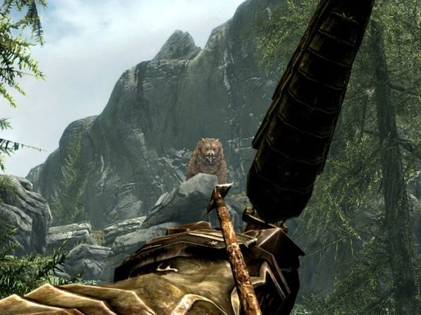 Игроки Skyrim нашли баг с цветом медведей спустя 14 лет после выхода игры