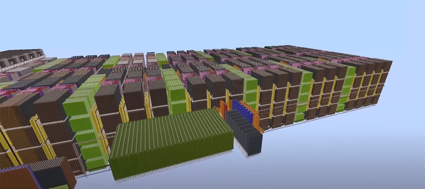 Игрок построил ChatGPT в Minecraft из 439 миллионов блоков — инженерия будущего в кубах