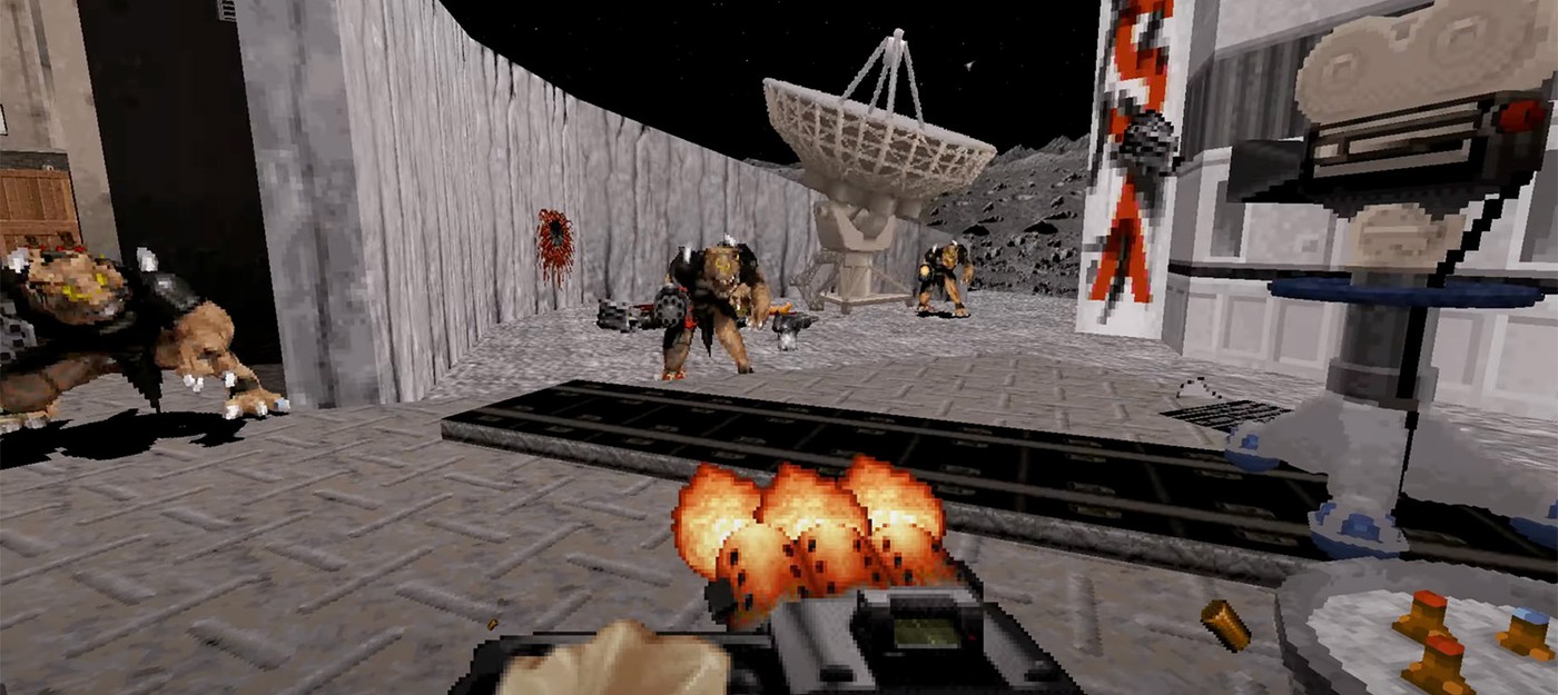 Фанаты показали воксельный мод для Duke Nukem 3D — с трейлером и драйвом