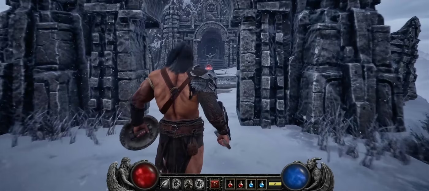 Фанатский ремейк Diablo 2 на Unreal Engine 5 получил вид от третьего лица
