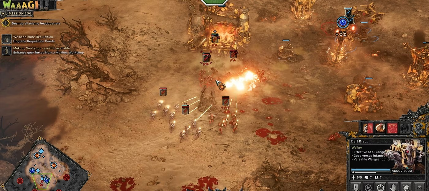 15 минут геймплея Dawn of War 4: масштабное сражение Космодесанта против Орков