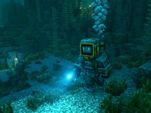Игроки Minecraft требуют глубоких океанов и водолазных костюмов: каким может стать новый подводный мир