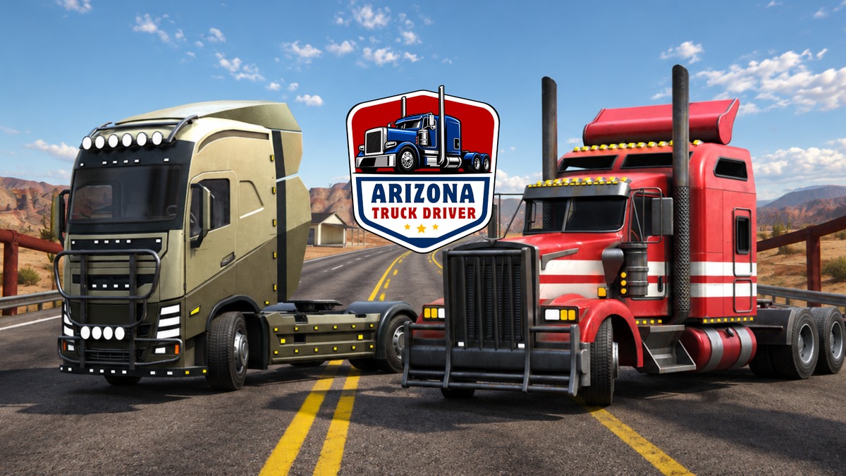 Arizona Truck Driver bringt den Lkw-Simulator auf offener Straße noch in diesem Oktober im Early Access auf die Quest.