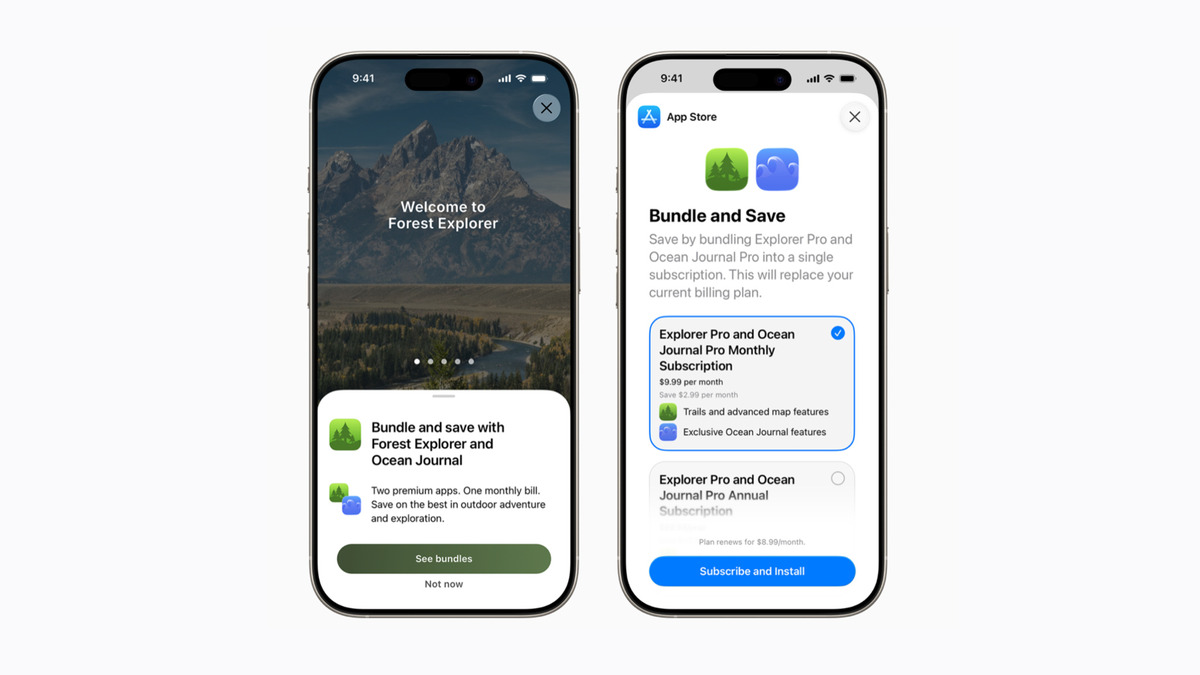 iOS 27 ajoute à StoreKit 2 les abonnements groupés, les suites et l'achat multi-utilisateurs