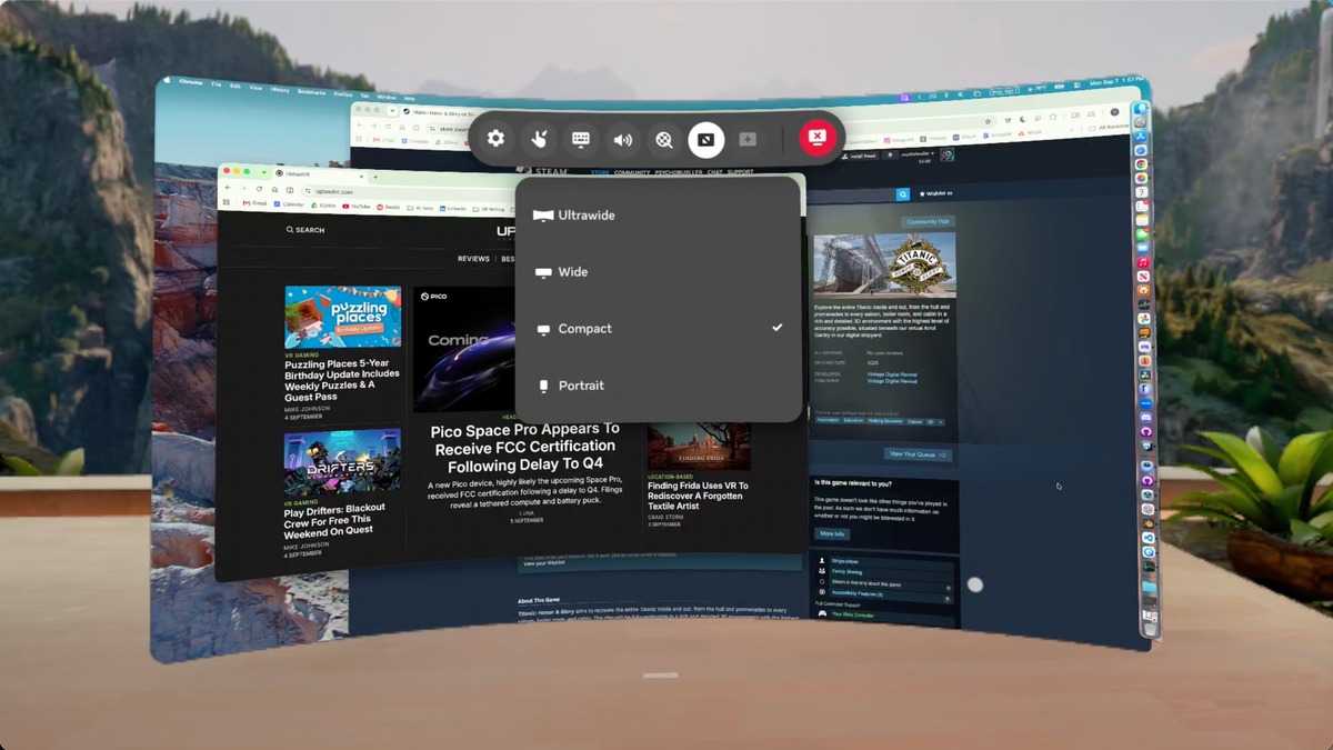 Meta Virtual Display ajoute la redirection d'entrée et la parité avec Windows sur macOS