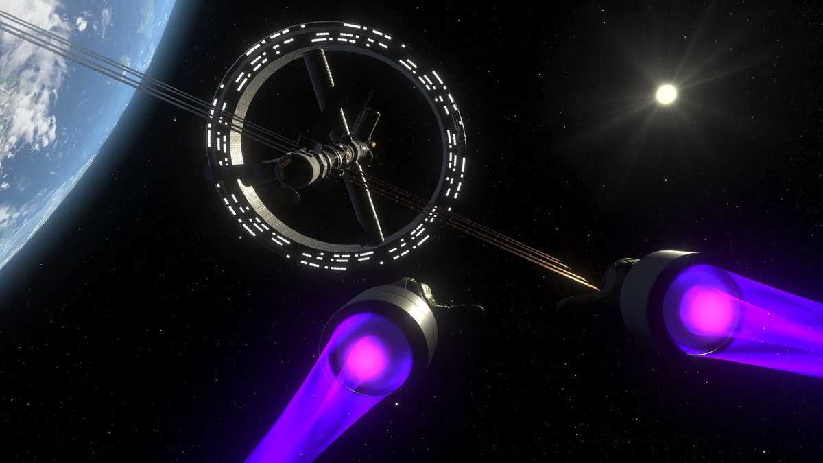 Космічна прогулянка на реактивному ранці в Solara One. Фото: AC Reality Studios