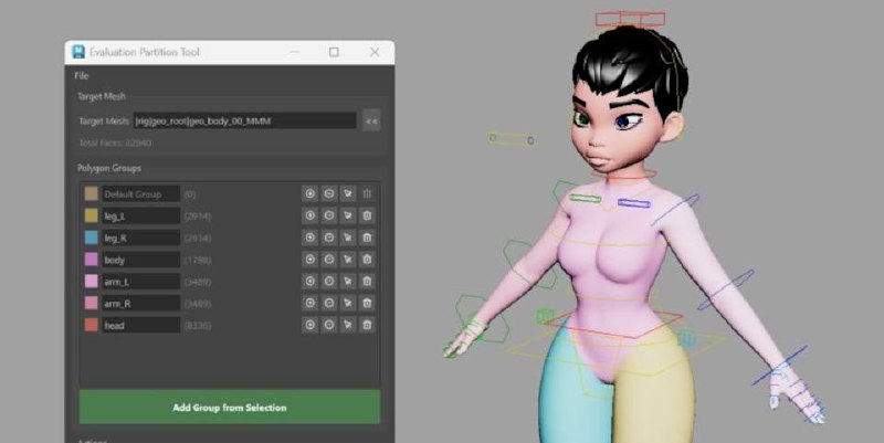mGear 5.4: обновлённый универсальный риггер лица и интерфейс Anim Picker для Maya