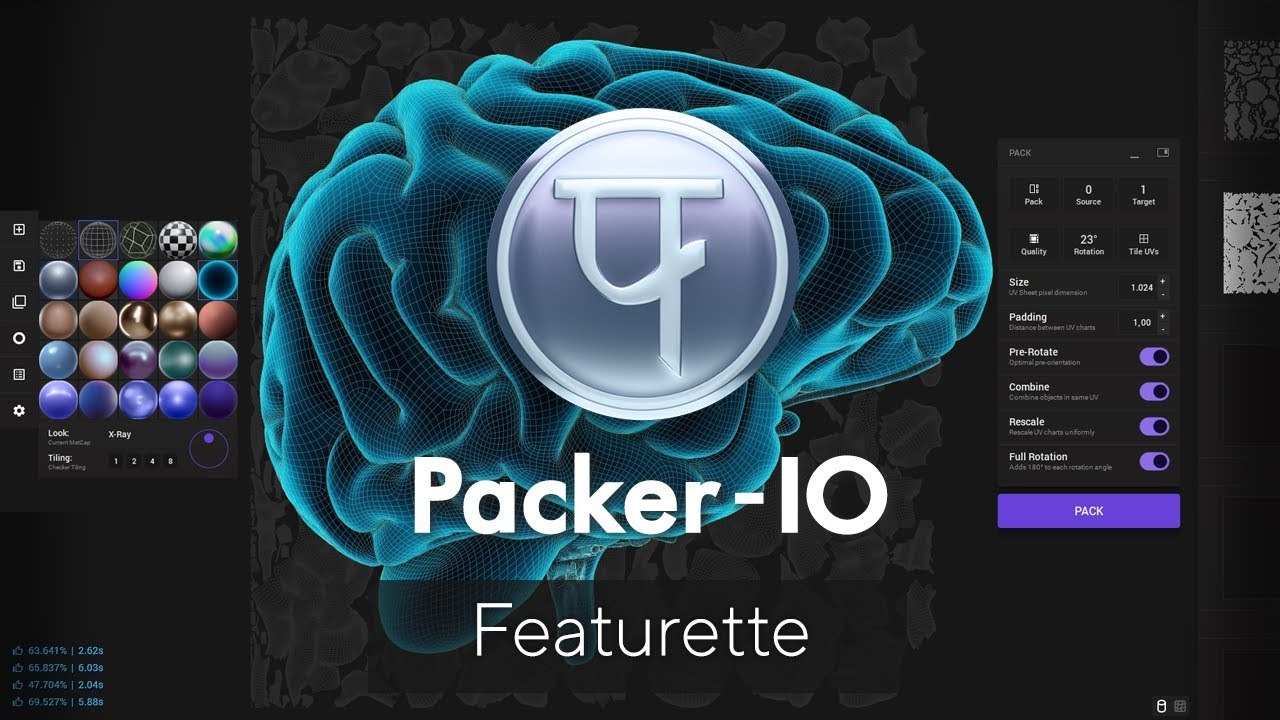 Packer-IO 1.5 прискорює пакування UV удвічі для користувачів Blender