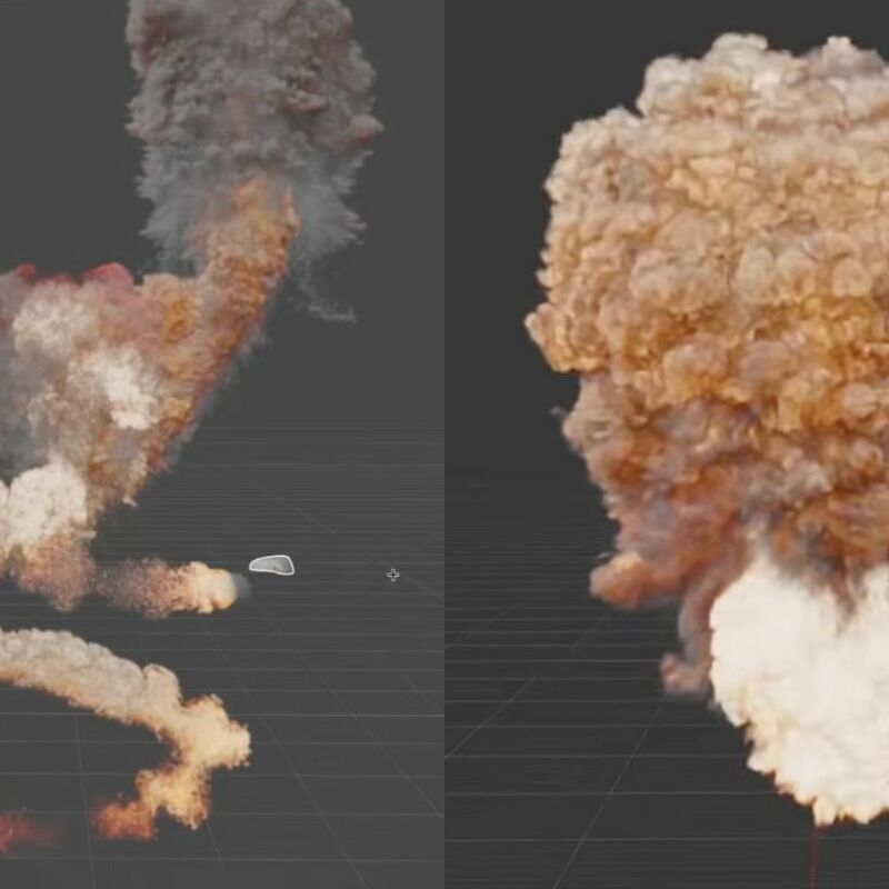 Simulacija dima i vatre u stvarnom vremenu na GPU-u za Blender putem proširenja Fumaris