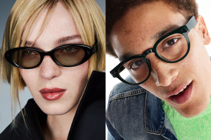 Gentle Monster (слева), Warby Parker (справа) | Фото Google & Samsung