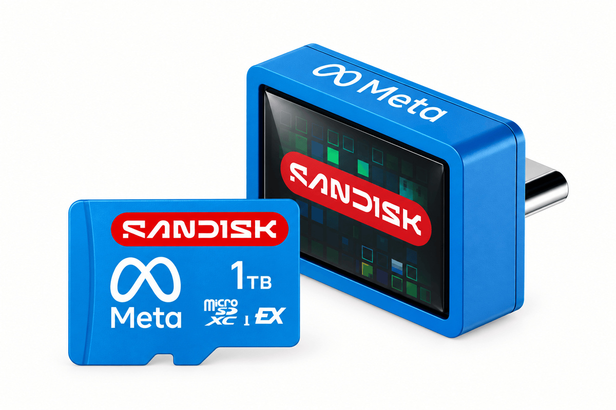 Sandisk и Meta: официальное хранилище для VR-очков