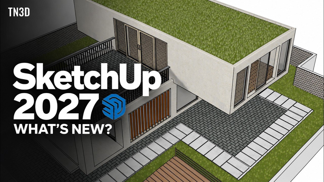 Trimble випустила SketchUp 2027.0 з процедурними інструментами та підтримкою USDZ