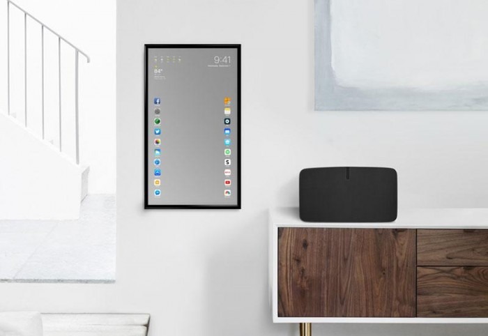 «Умное» зеркало Apple Mirror на iOS 10 от разработчика из Нью-Йорка Рафаэля Даймека