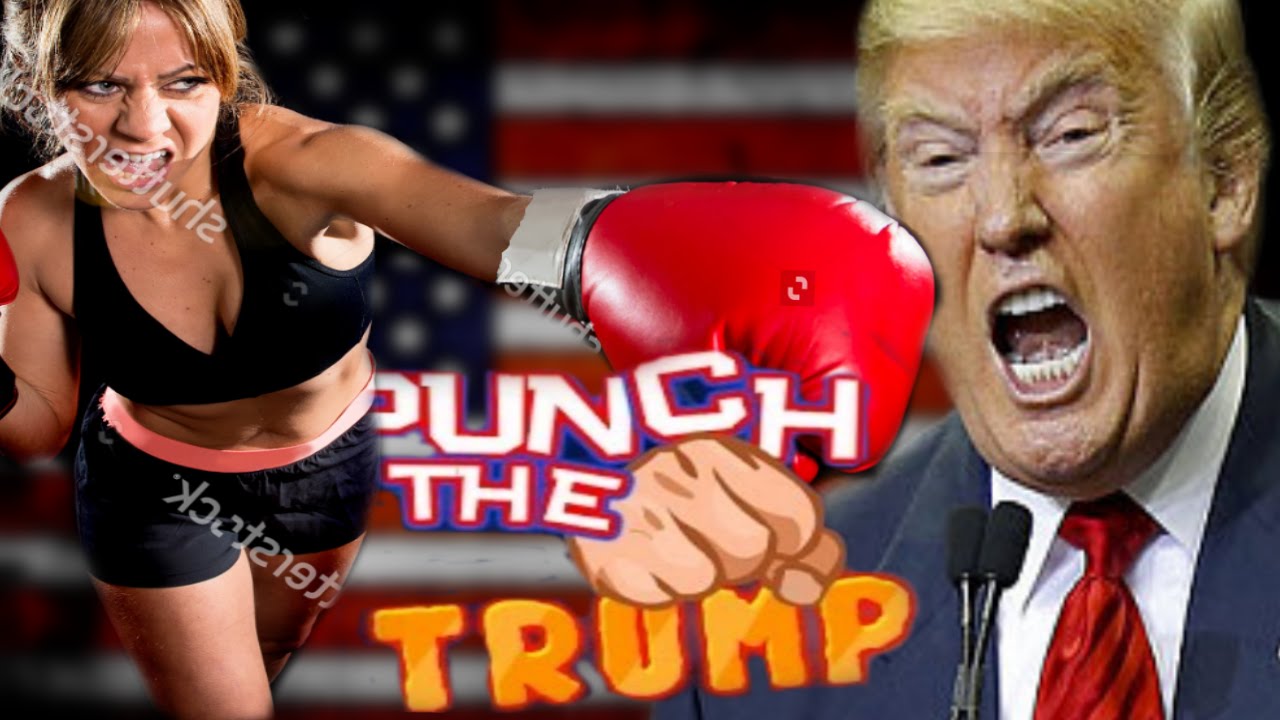 Проучи Трампа за его высказывания на выборах, покажи ему свой кулак.