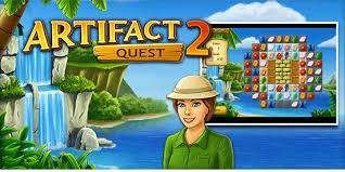 Artifact Quest: Match 3 Puzzle - Восстановите остров после урагана, выполняя все поставленные задачи.